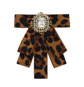 Posh Little Lady Leopard Bow Tie (More Colors) PRE-ORDER