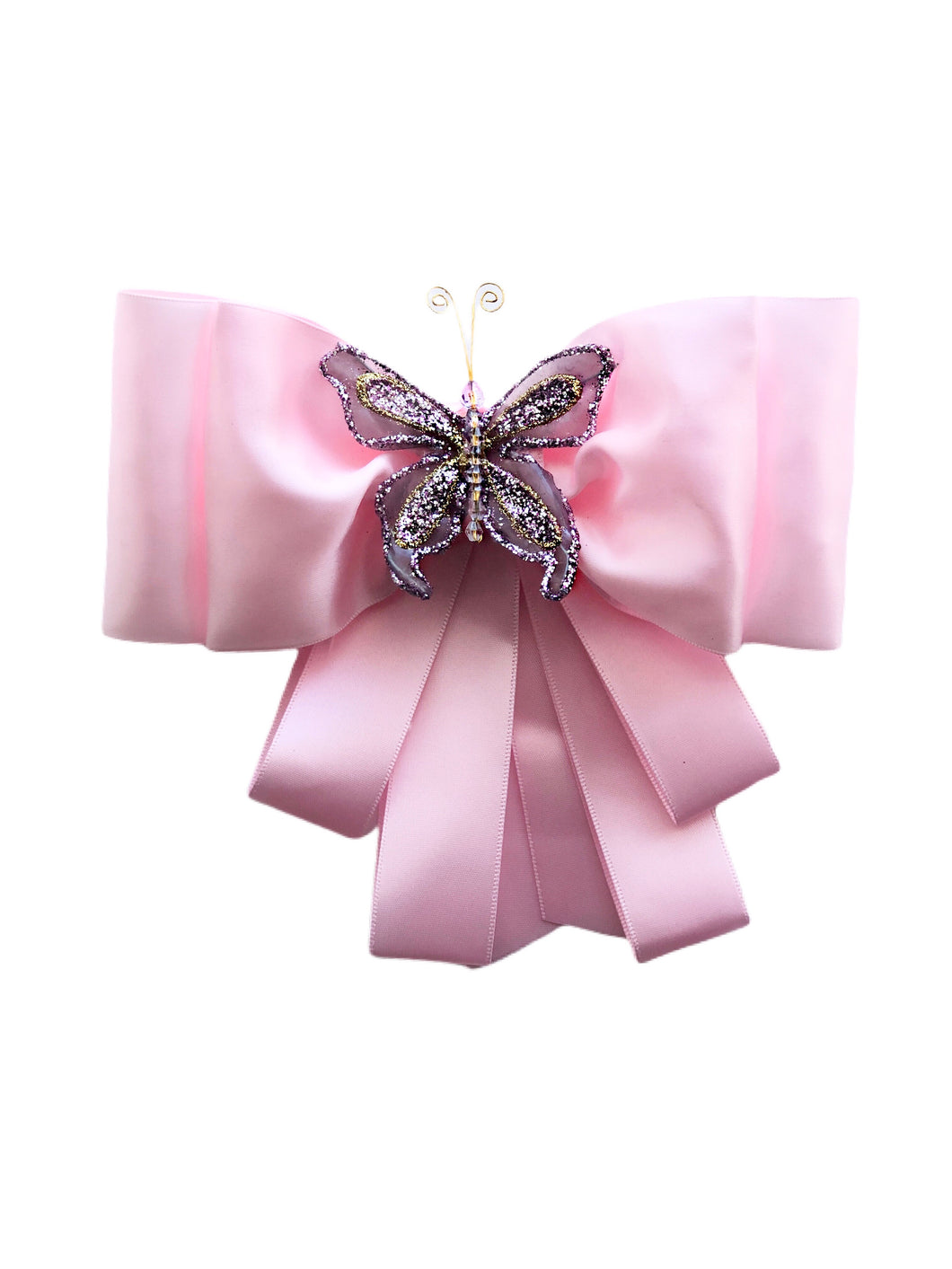 Posh Butterfly Collection-Pink Bow Tie