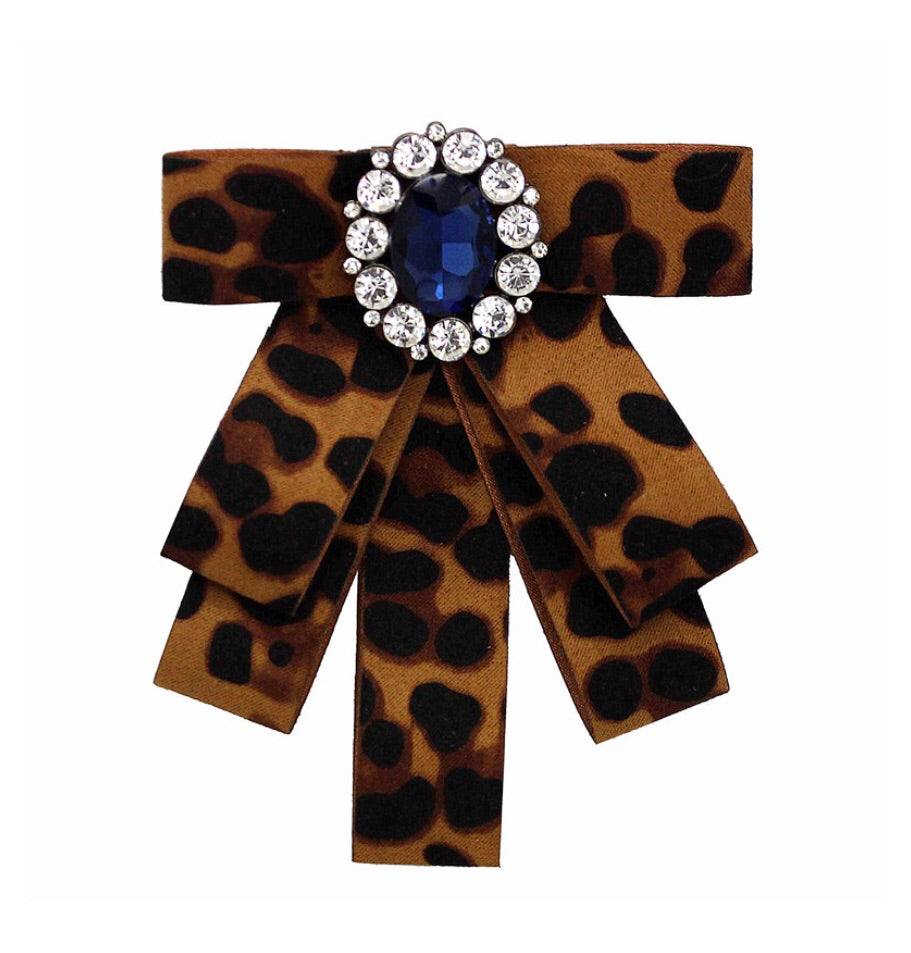 Posh Little Lady Leopard Bow Tie (More Colors) PRE-ORDER